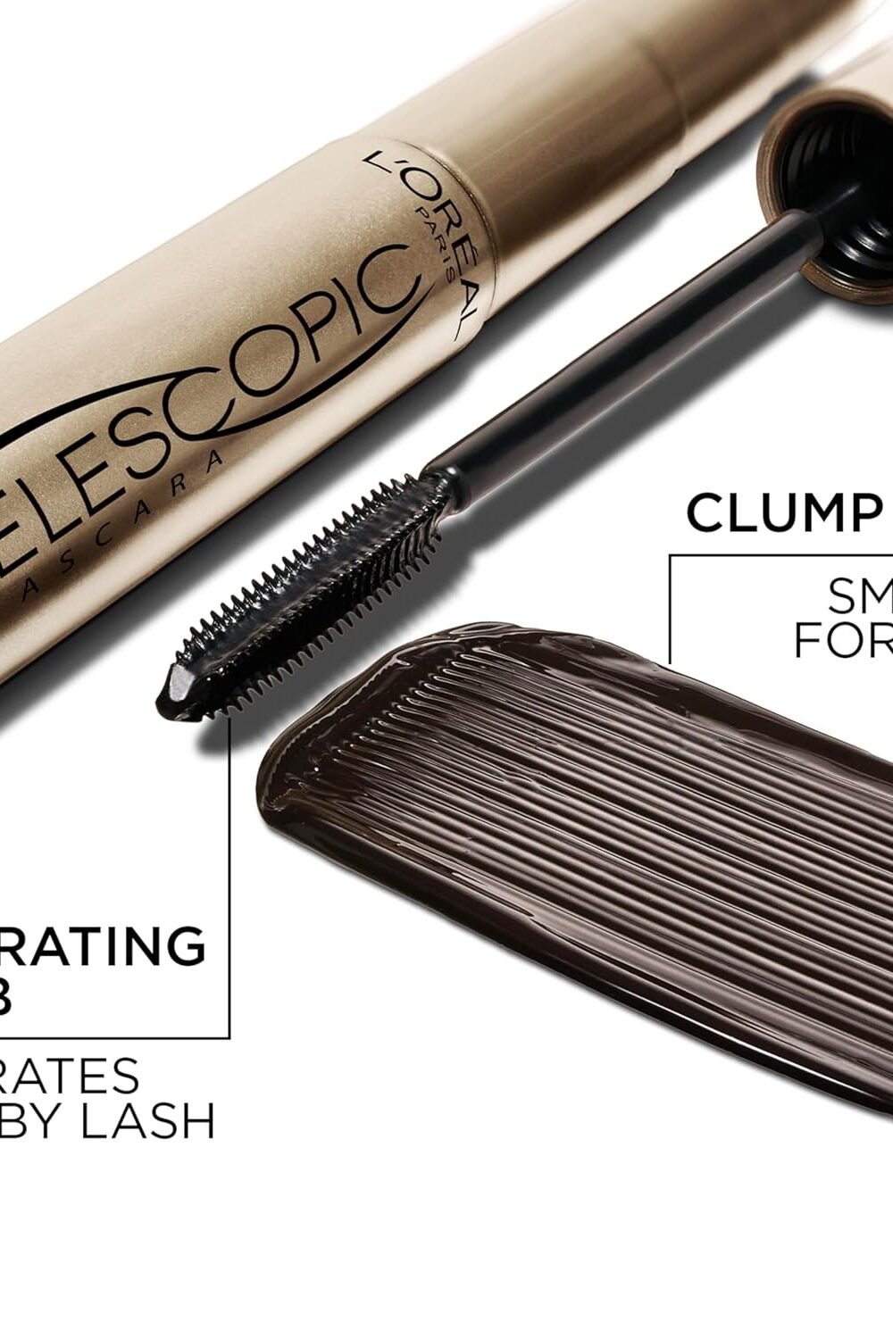 L'Oreal Paris Telescopic Mascara - Blackest Black - Image 5