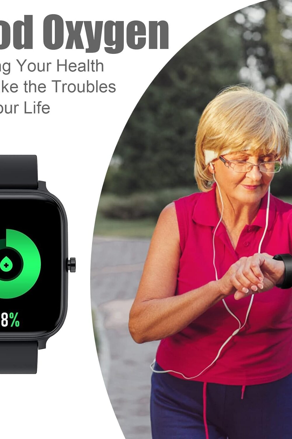 Smart Watch Men Women - Fitness Acker, Heart Rate Monir - Image 5