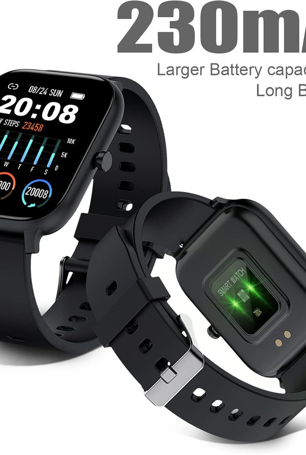 Smart Watch Men Women - Fitness Acker, Heart Rate Monir - Image 8