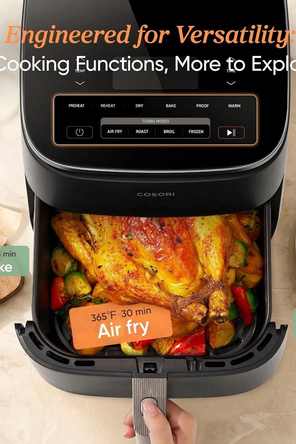 Cosori Turboblaze Ir Fryer Qt - Premium Ceramic - Image 4