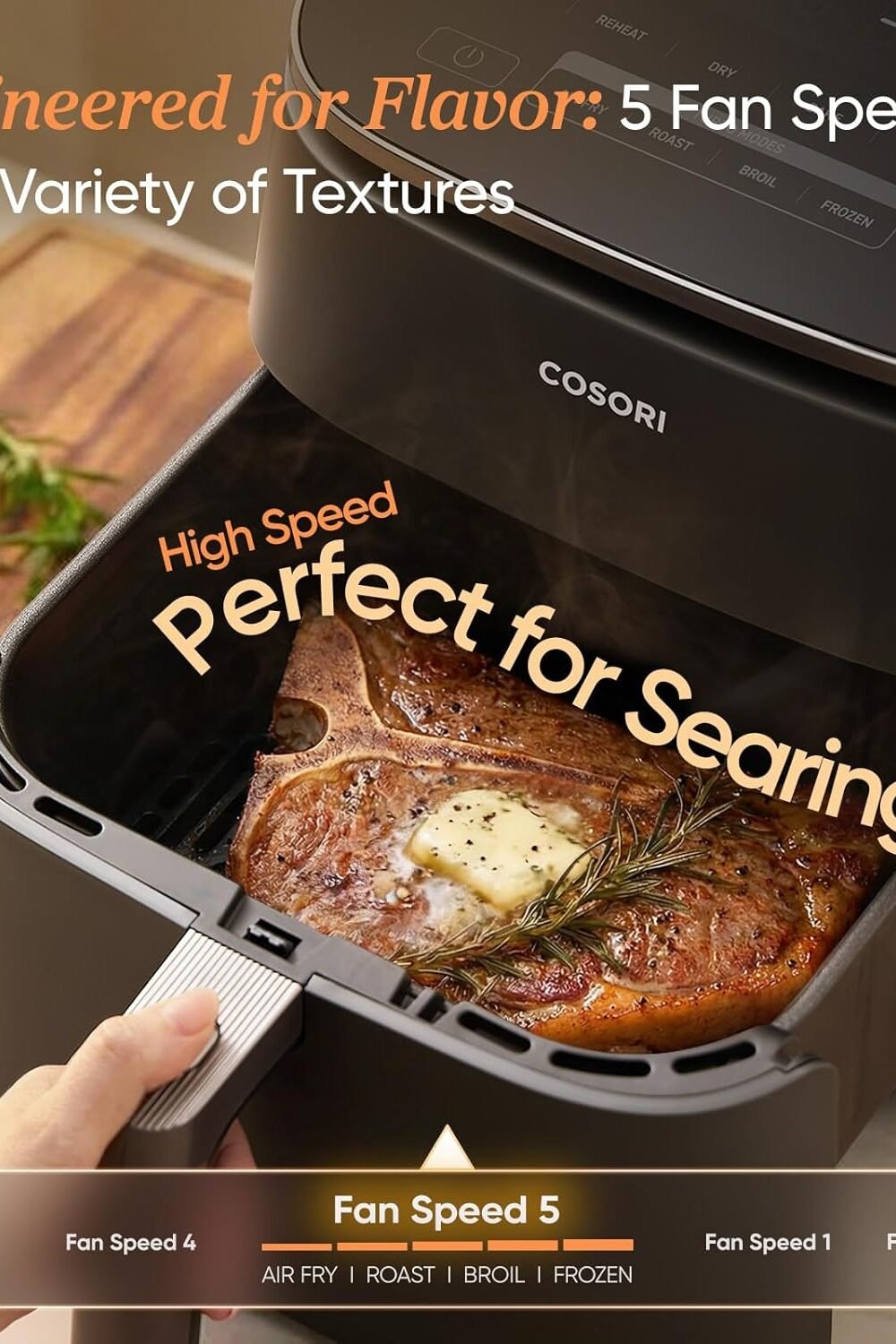 Cosori Turboblaze Ir Fryer Qt - Premium Ceramic - Image 5