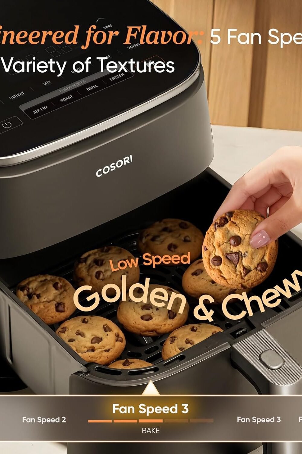 Cosori Turboblaze Ir Fryer Qt - Premium Ceramic - Image 6