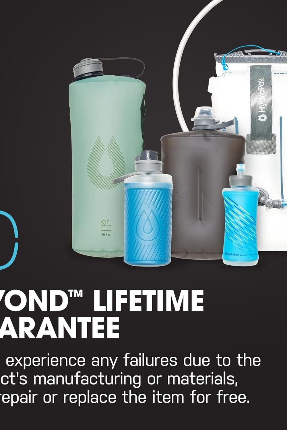 Hydrapak Collapsible Water Bottle - Ultralight Leak-Proof - Image 7