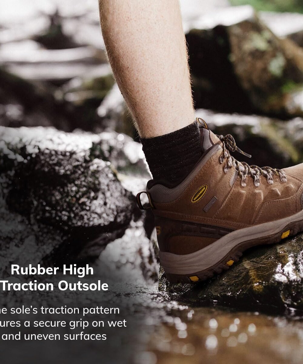 Skechers Men'S Waterproof Lace-Up Boots - Image 4