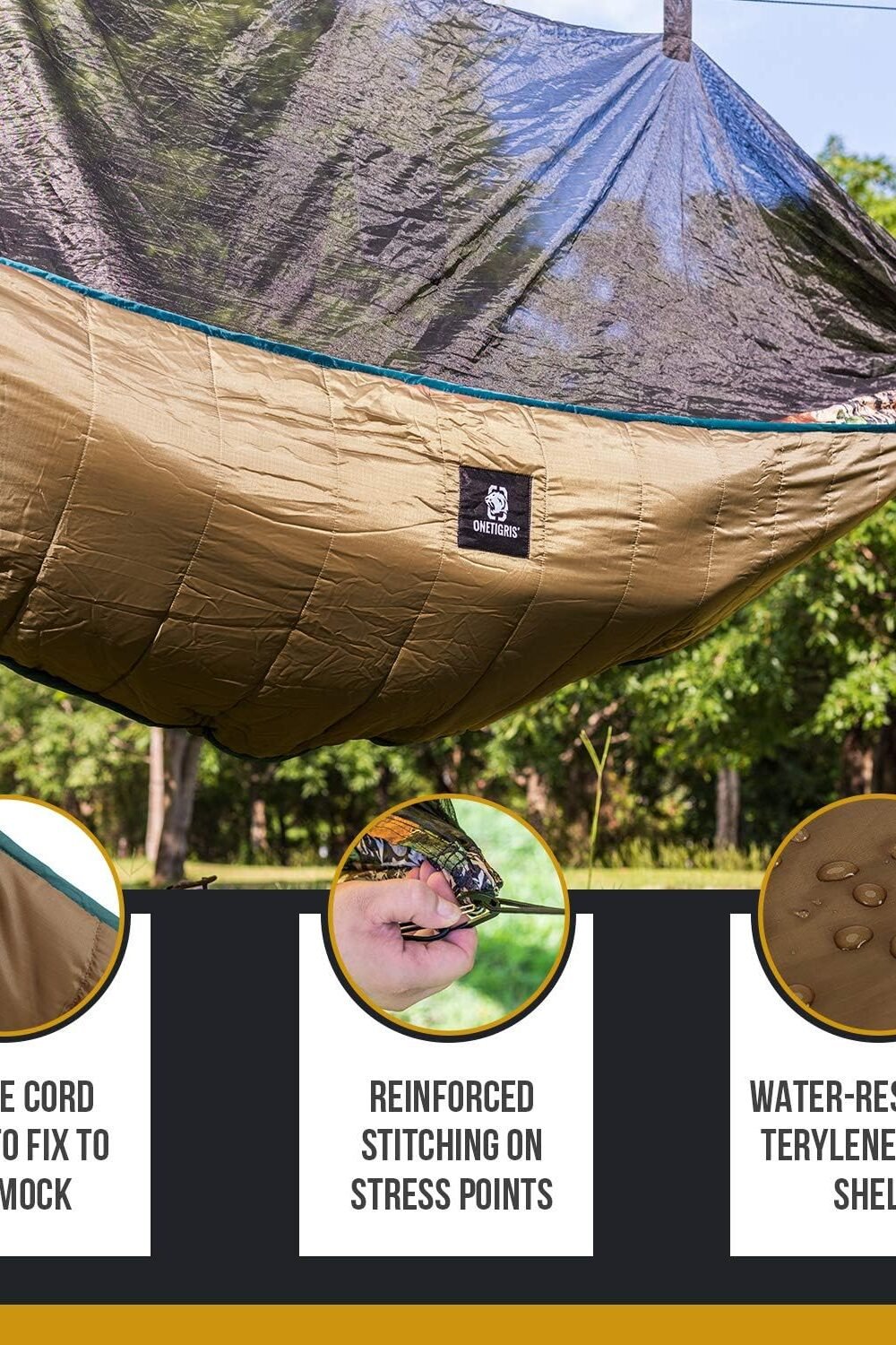 Onetigris Lightweight Hammock Underquilt Campg - Image 4