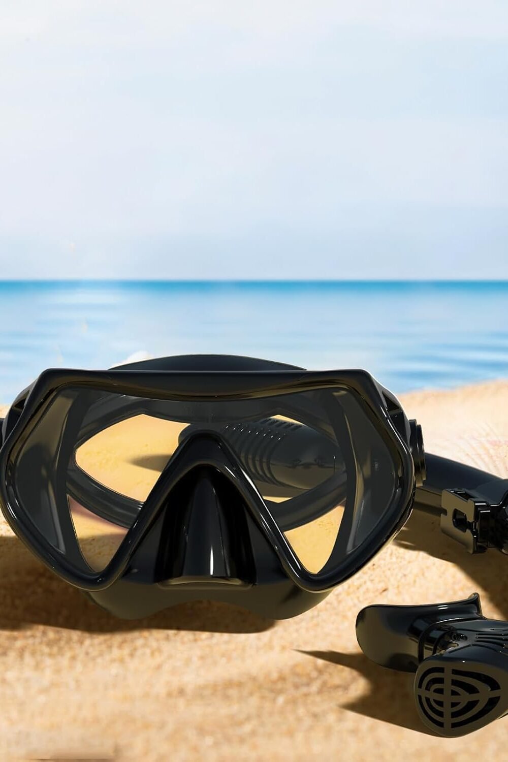 Dult Snorkel Mask Set With Nti-Fog Goggles - Image 7