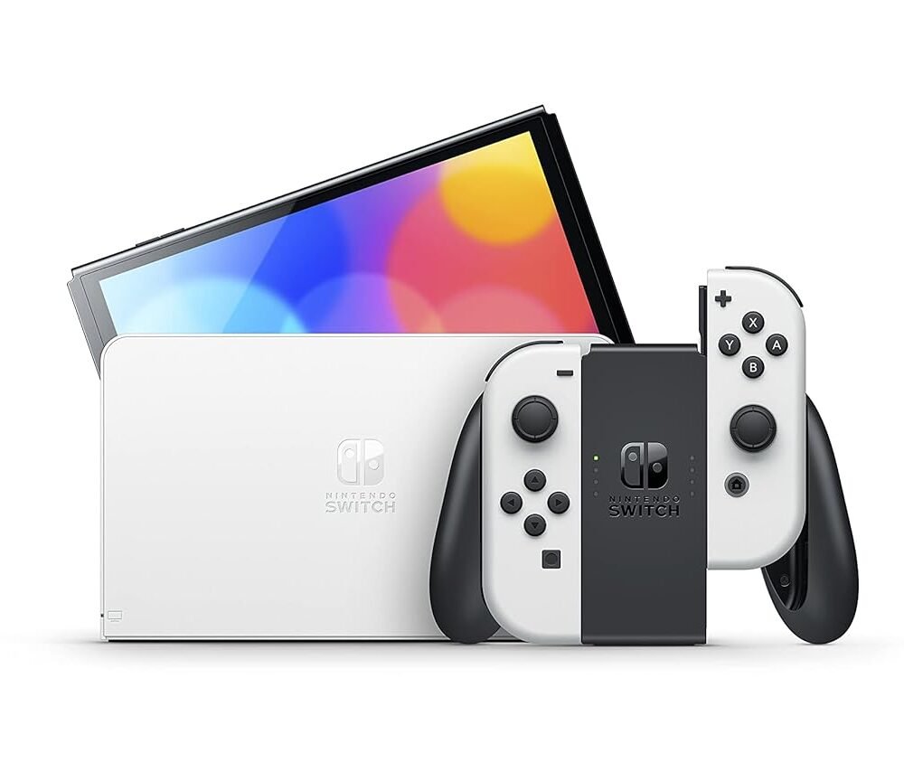 Ntendo Switch OLED with White Joy-Con - Renewed 3 Ntendo Switch Oled With White Joy-Con - Renewed - Image 3