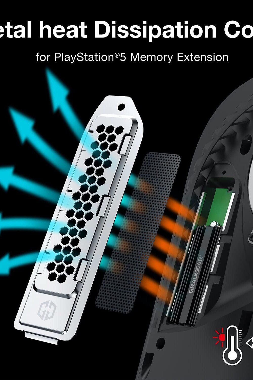 Gruger Metal Heat Dissipation Cover Ps Nvme Ssd - Image 3