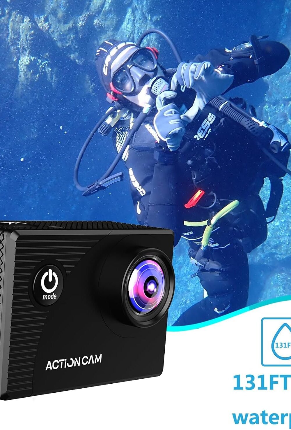 K Ction Camera - Waterproof Sports Cam With Ccessories - Image 3