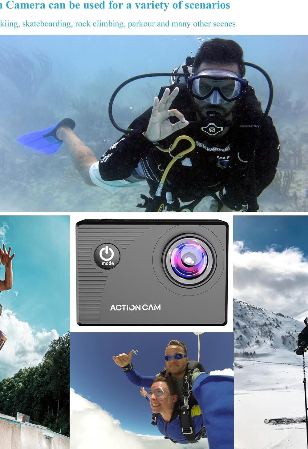 K Ction Camera - Waterproof Sports Cam With Ccessories - Image 5