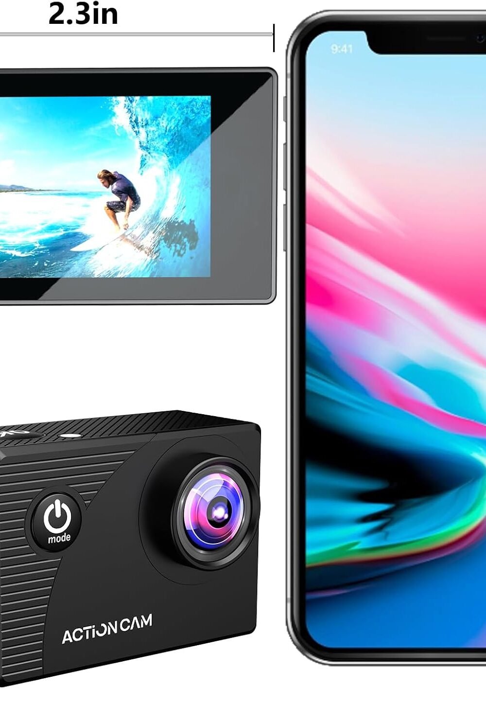 K Ction Camera - Waterproof Sports Cam With Ccessories - Image 6