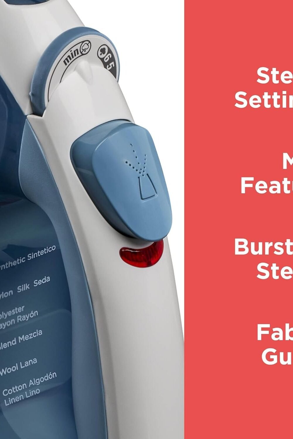 Black+Decker Easy Steam Compact Iron - Image 6