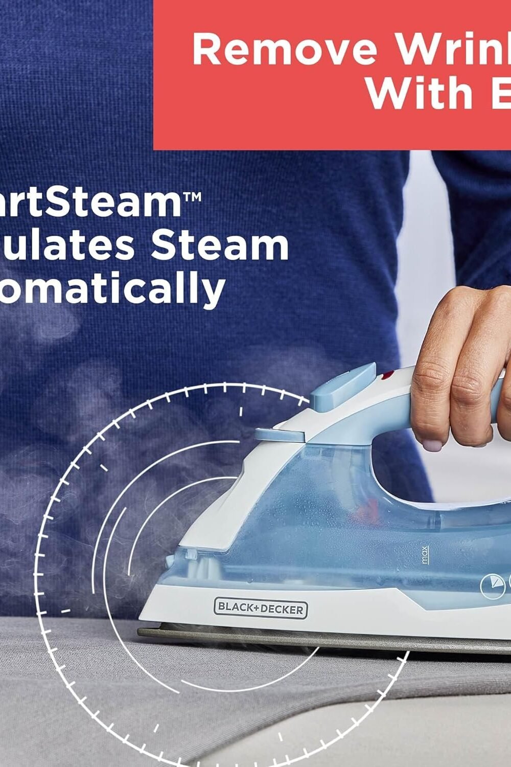 Black+Decker Easy Steam Compact Iron - Image 7