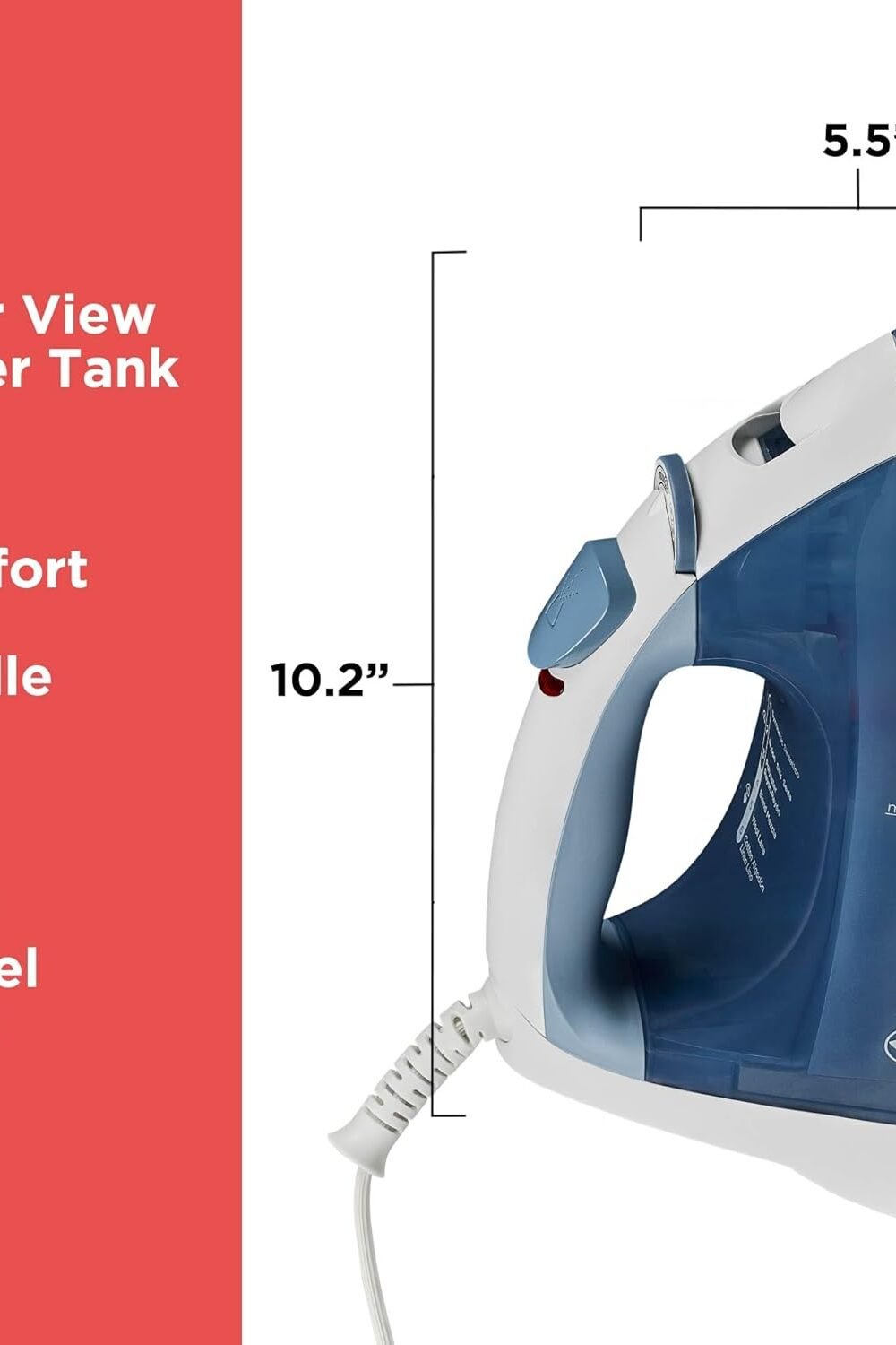 Black+Decker Easy Steam Compact Iron - Image 9