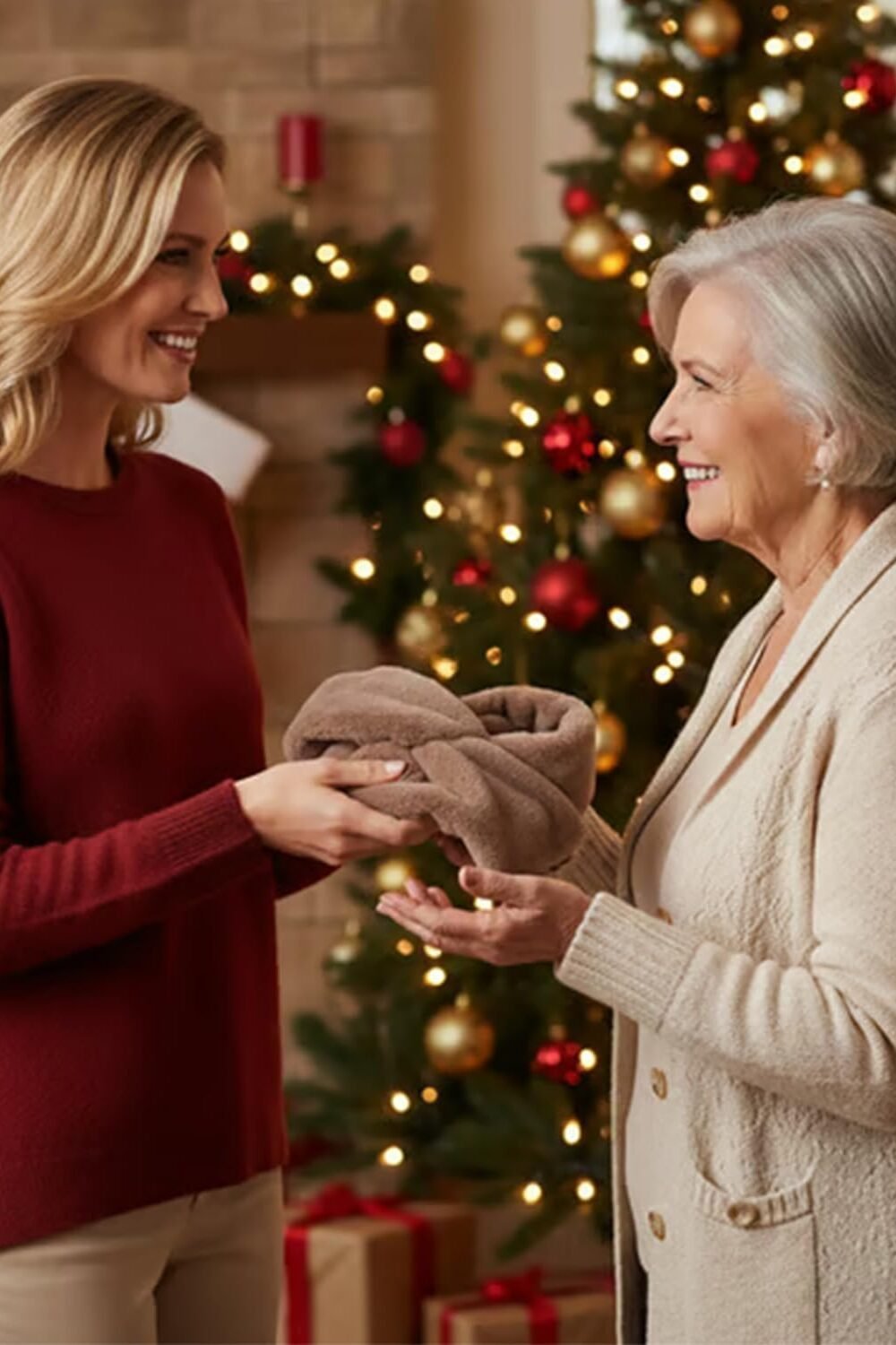 Faux Fur Scarf With Hidden Zipper Pocket - Image 7