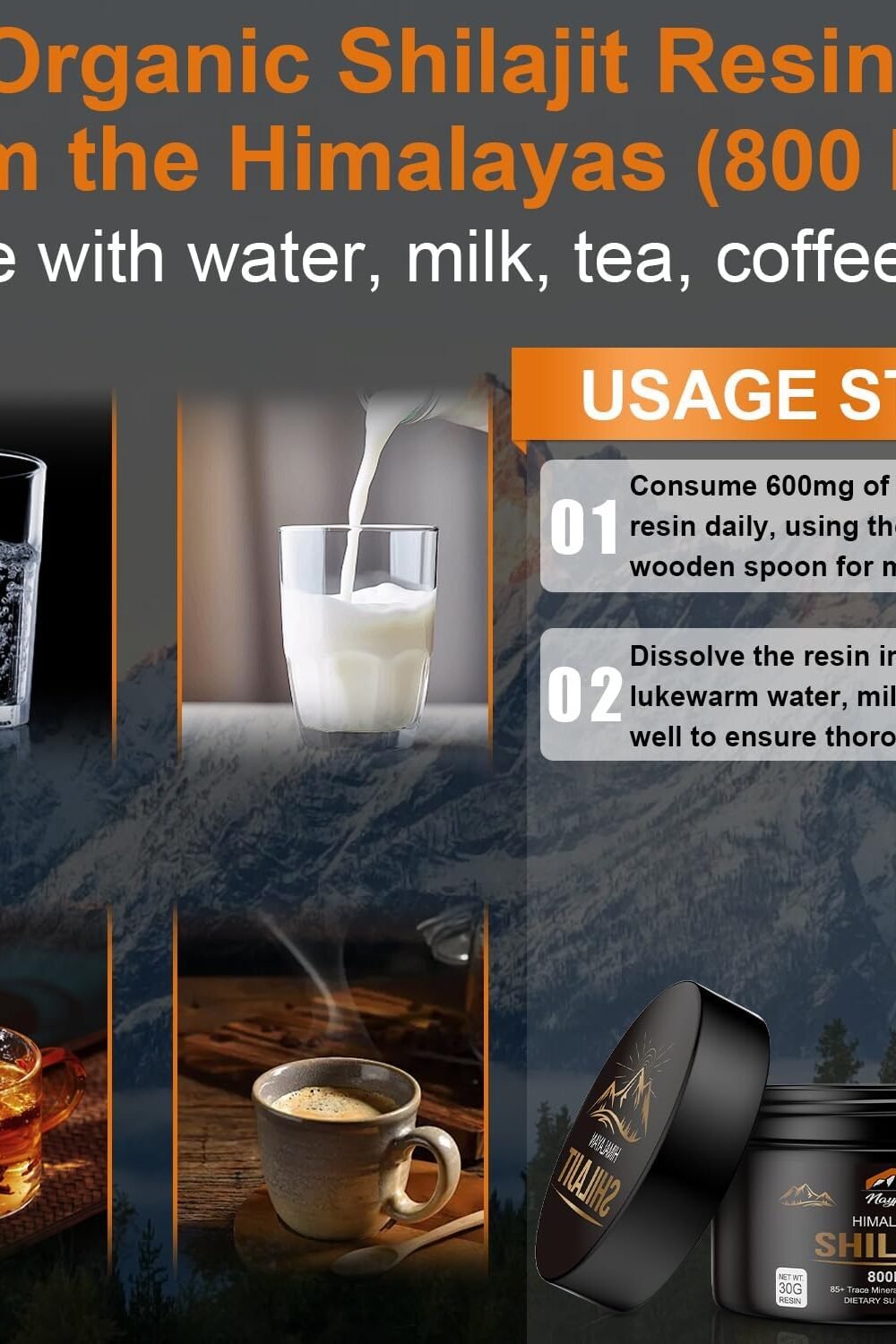 Pure Himalayan Shilajit Res - Gold Grade Energy Immunity - Image 6