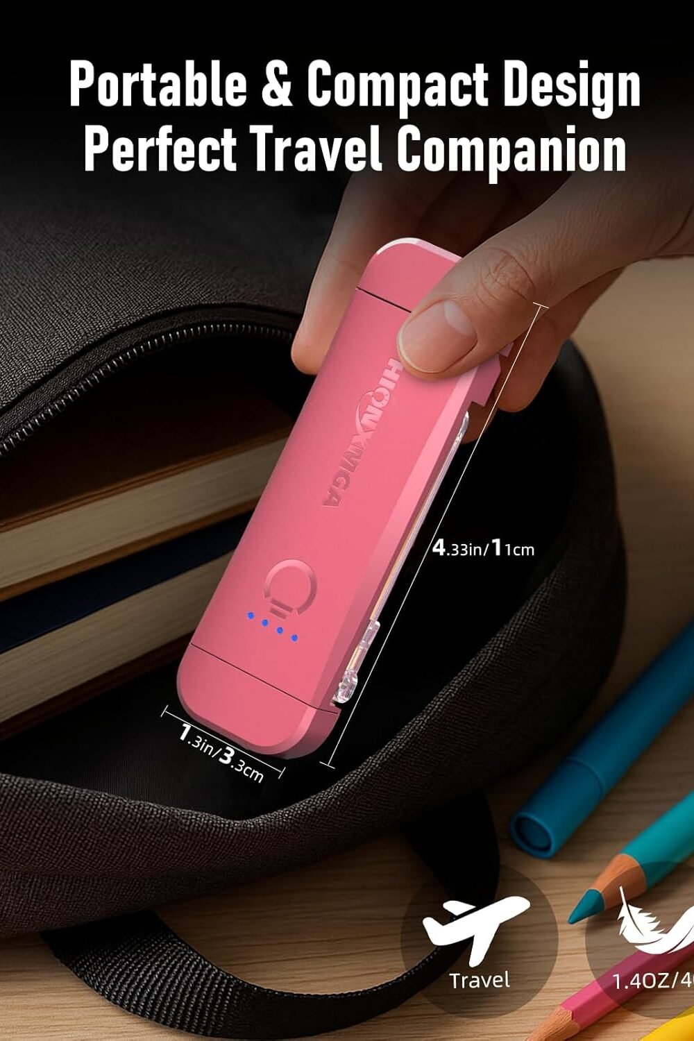 Rechargeable Clip-On Book Light - Silent Readg Lamp - Image 6