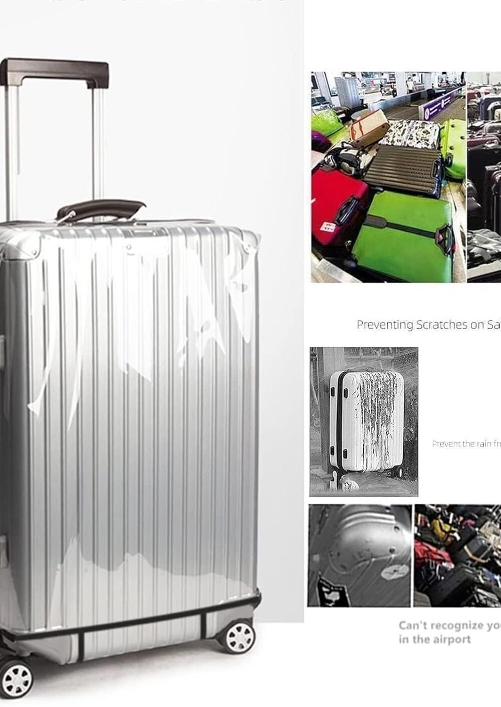 Clear Pvc Suitcase Cover - Waterproof Dustproof - Image 4