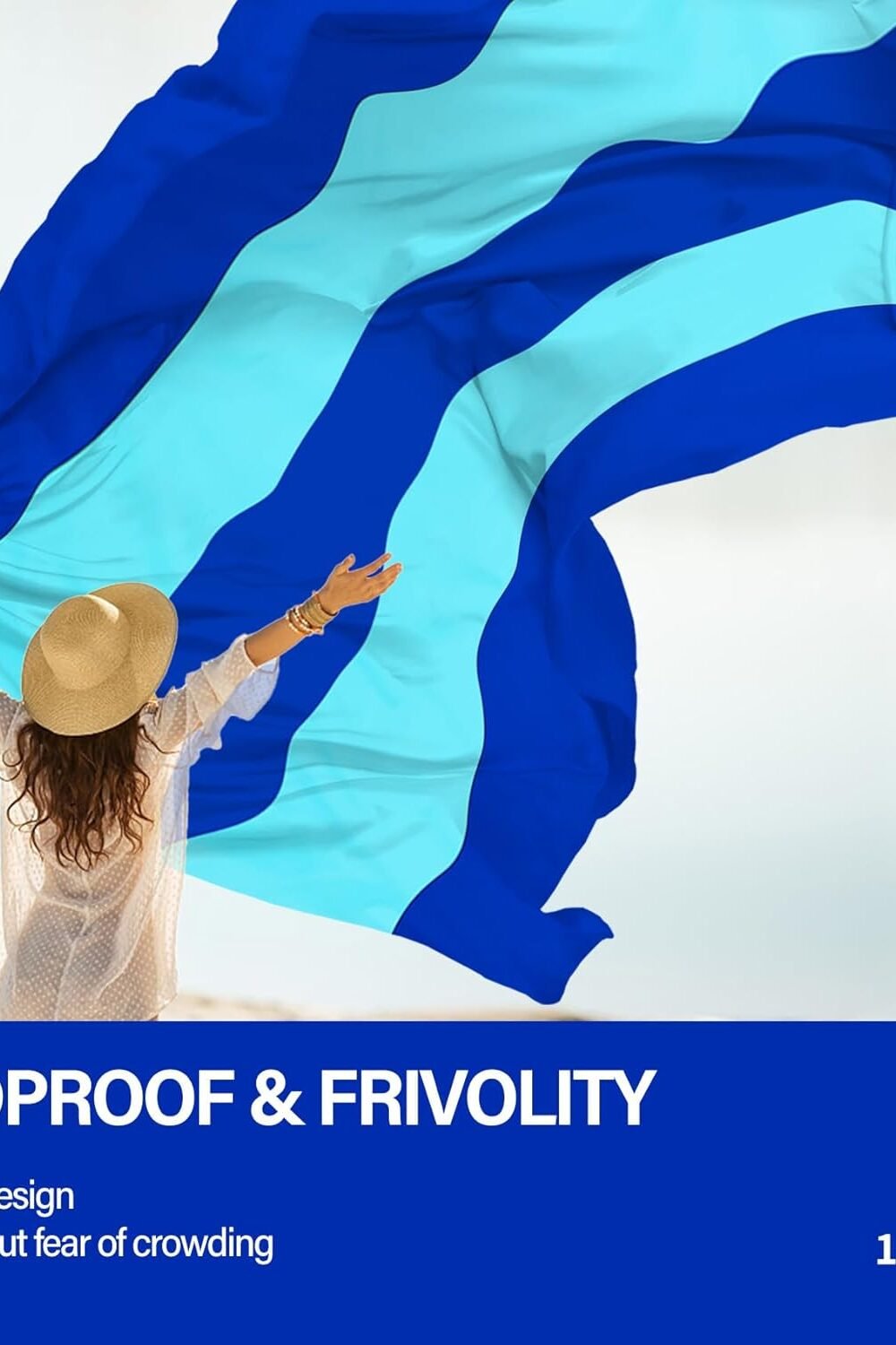 Oversized Waterproof Beach Blanket - Sandproof Lightweight - Image 5