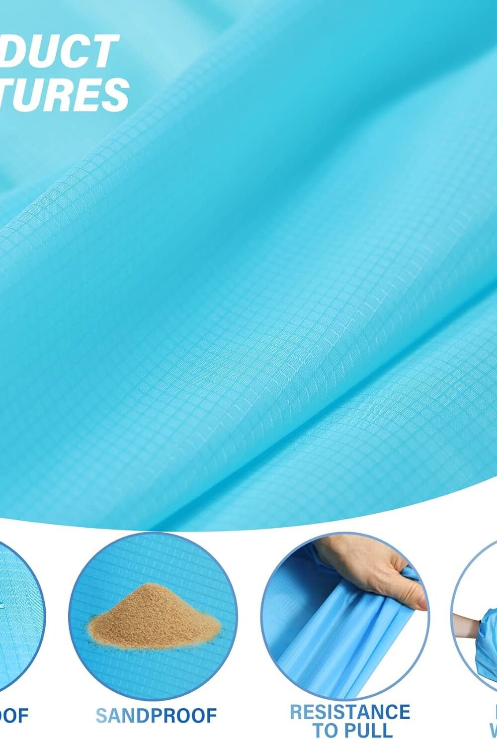 Oversized Waterproof Beach Blanket - Sandproof Lightweight - Image 6