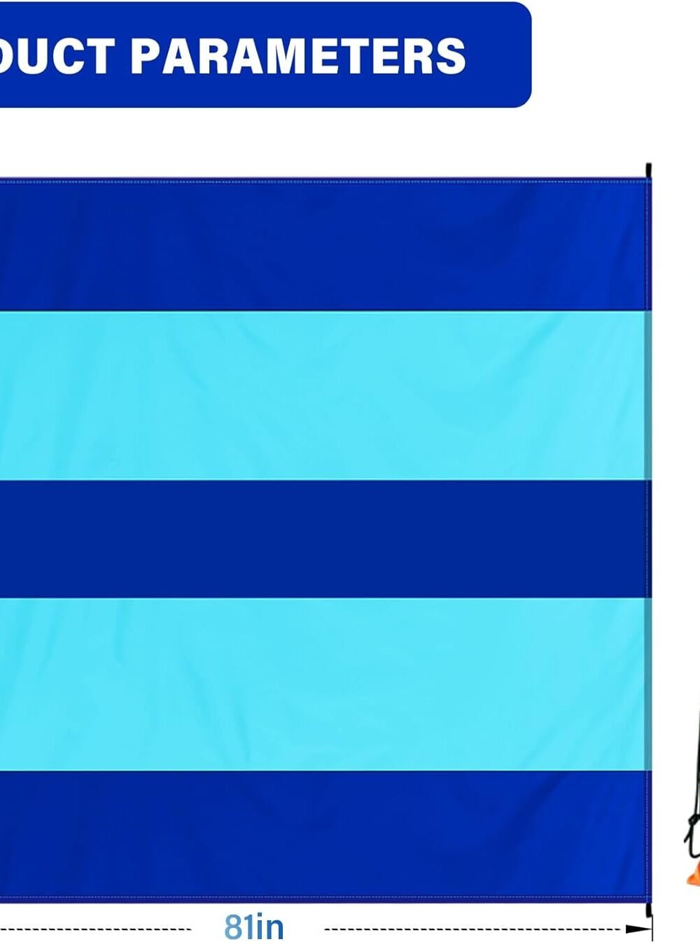 Oversized Waterproof Beach Blanket - Sandproof Lightweight - Image 7