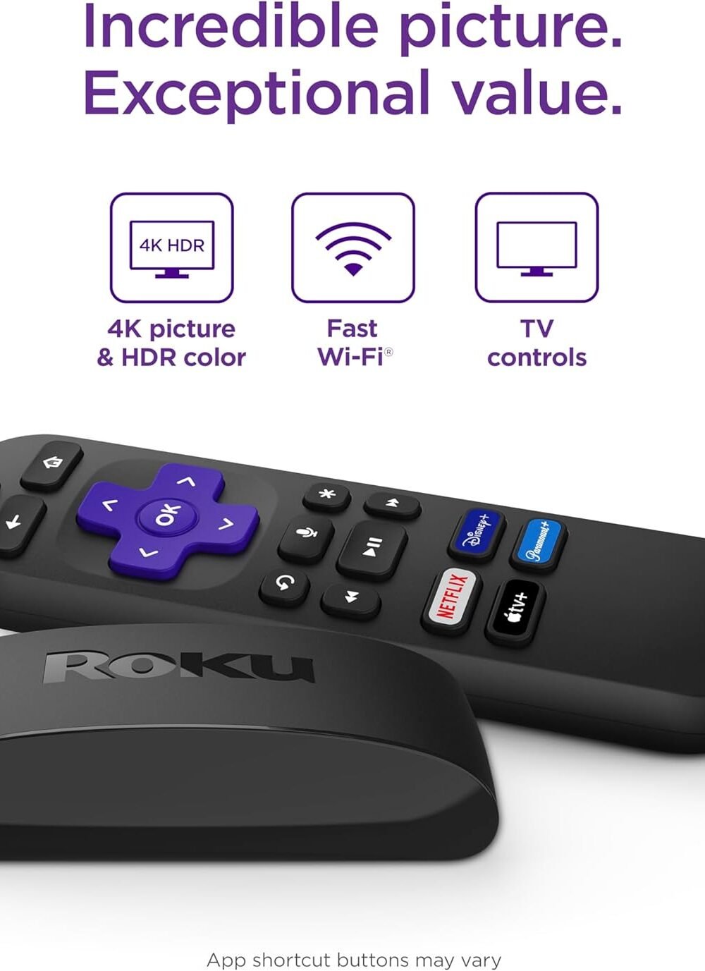 Roku Express K+ Streamg Device With Voice Remote - Image 3