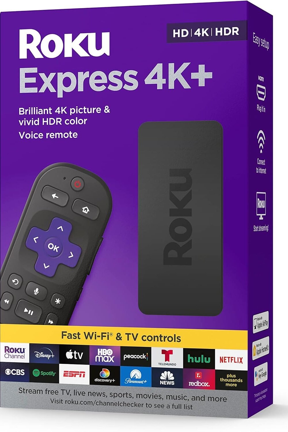 Roku Express K+ Streamg Device With Voice Remote - Image 8