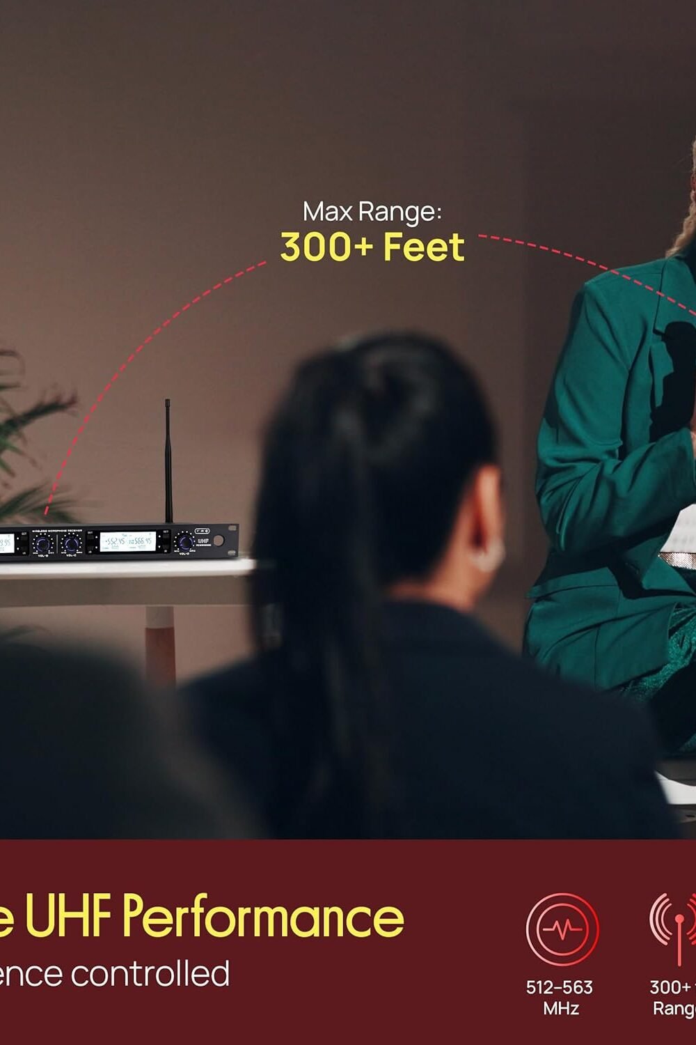 Pyle Uhf Wireless Microphone System - Mics - Image 3