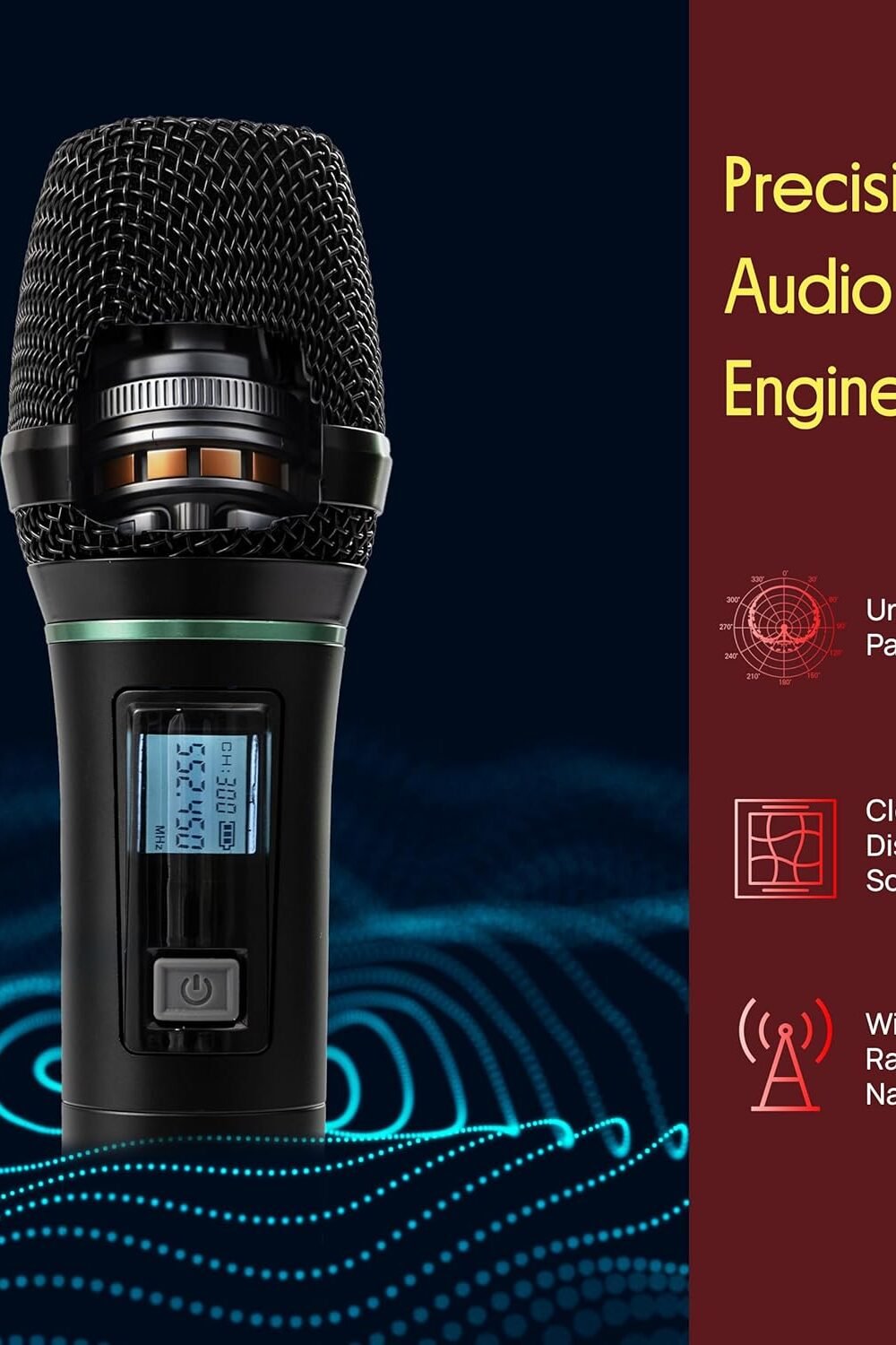 Pyle Uhf Wireless Microphone System - Mics - Image 5