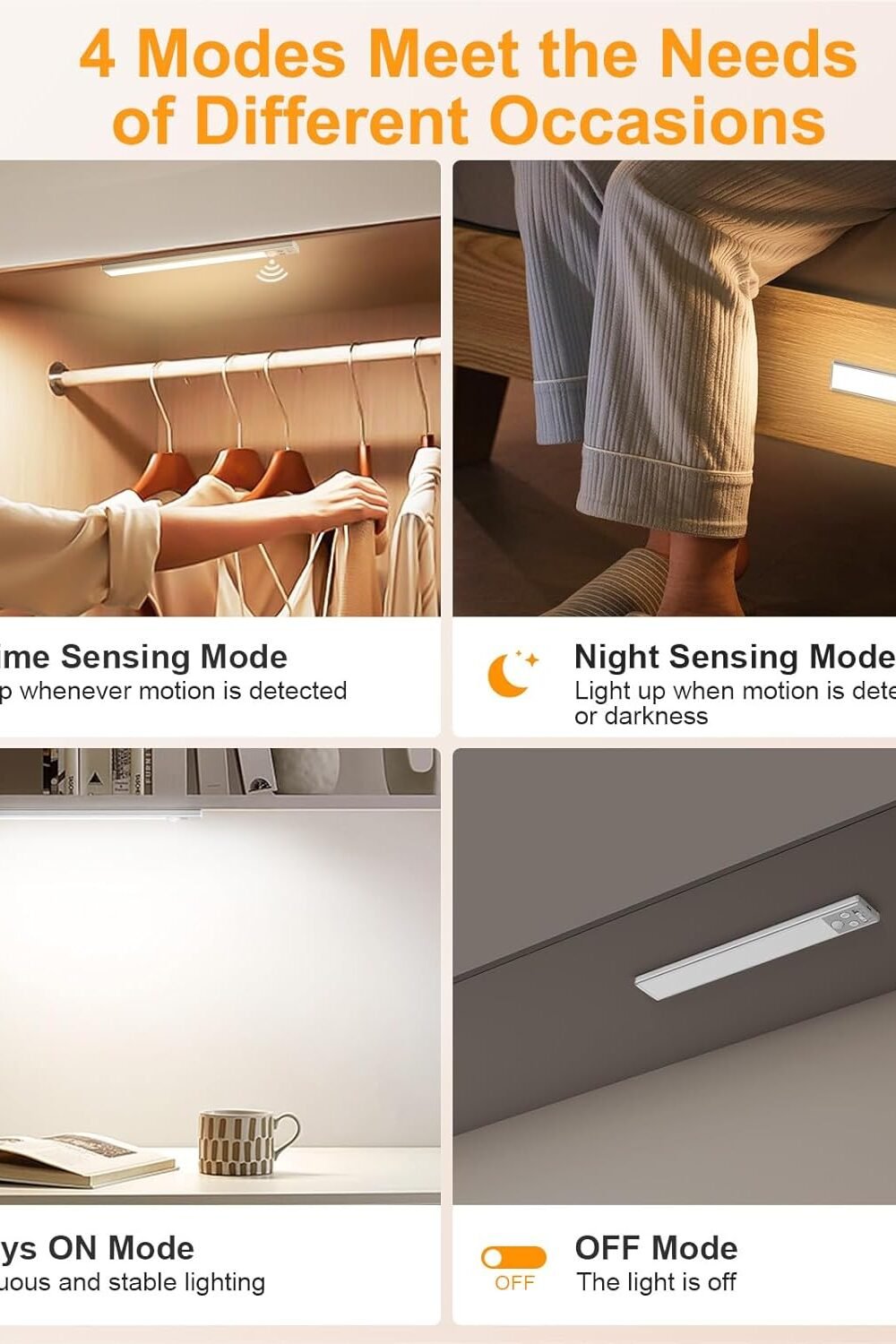 Rechargeable Under Cabet Motion Sensor Lights - Image 6