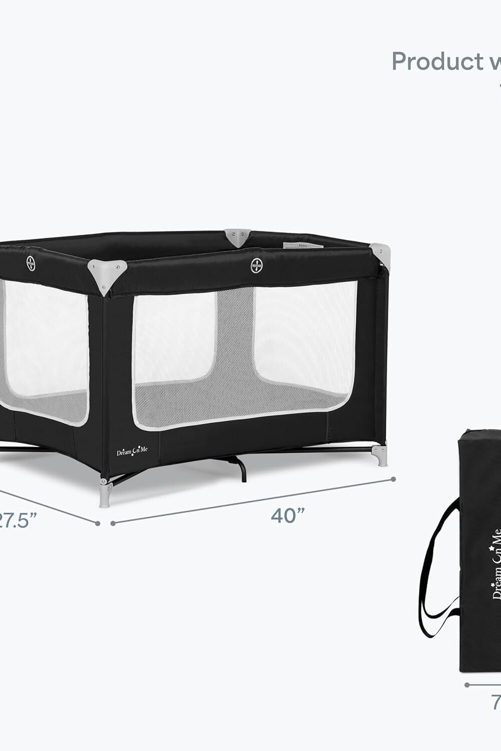 Dream On Me Zodiak Baby Playard - Compact Lightweight - Image 4