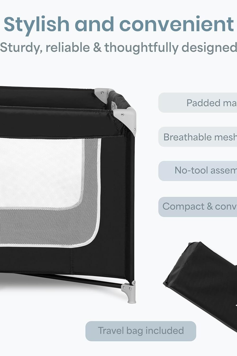 Dream On Me Zodiak Baby Playard - Compact Lightweight - Image 6