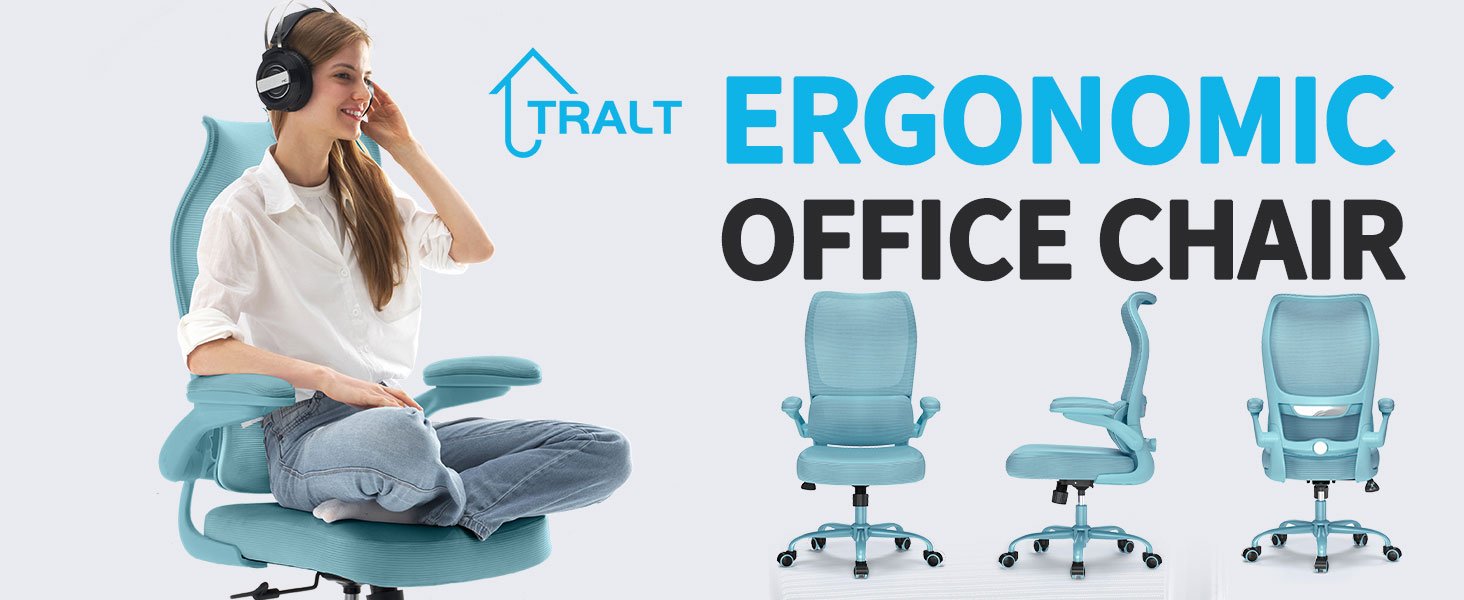 Ergonomic Office Chair with djustable Lumbar Support 584