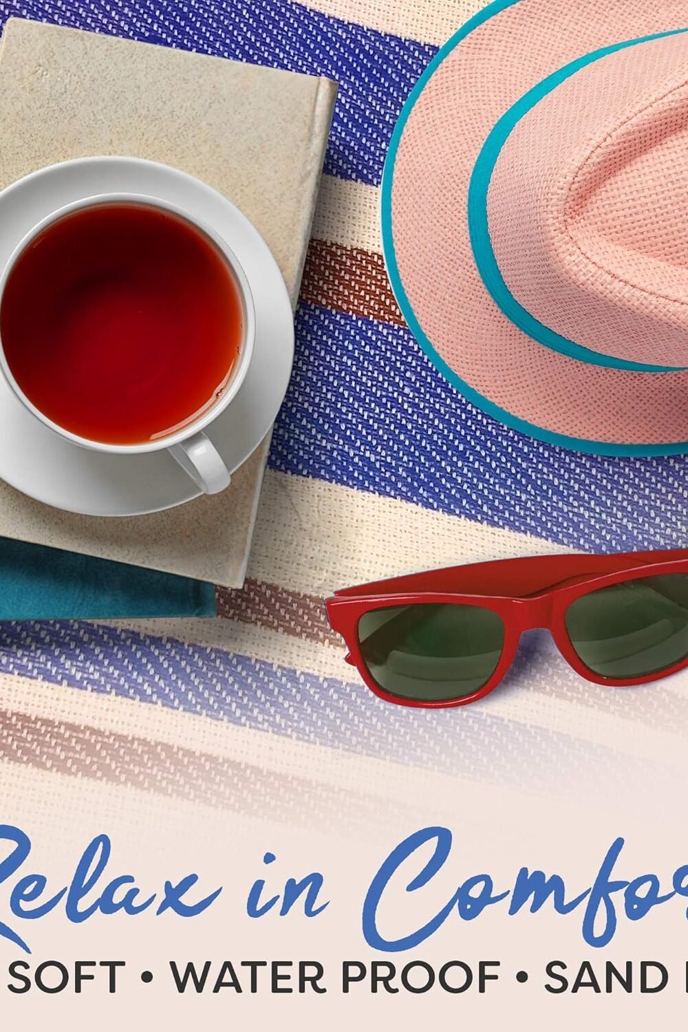 Extra Large Waterproof Picnic Blanket - Soft Foldable - Image 6