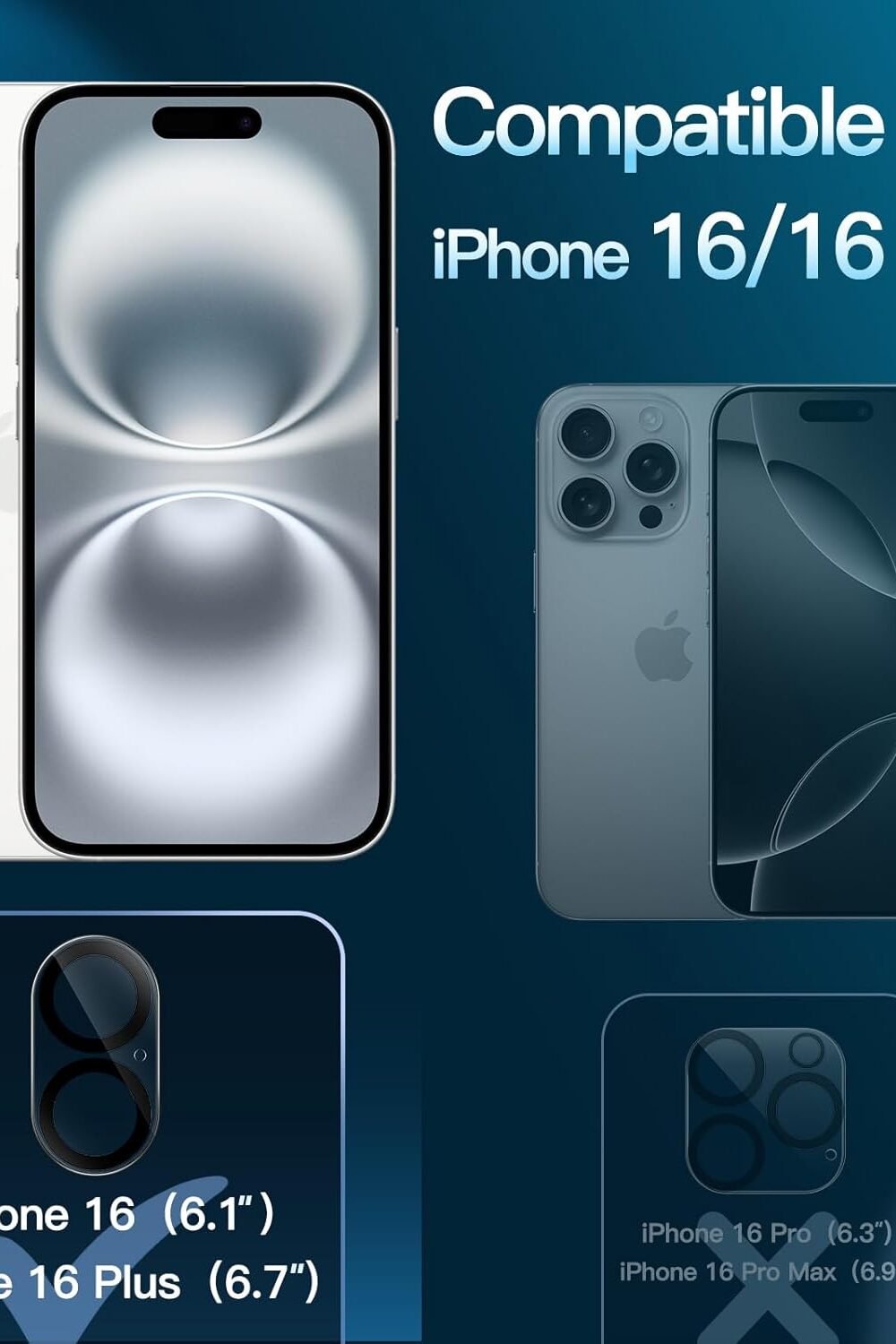 Jetech Camera Lens Protecr Iphone / Pro - Hd Clear - Image 3