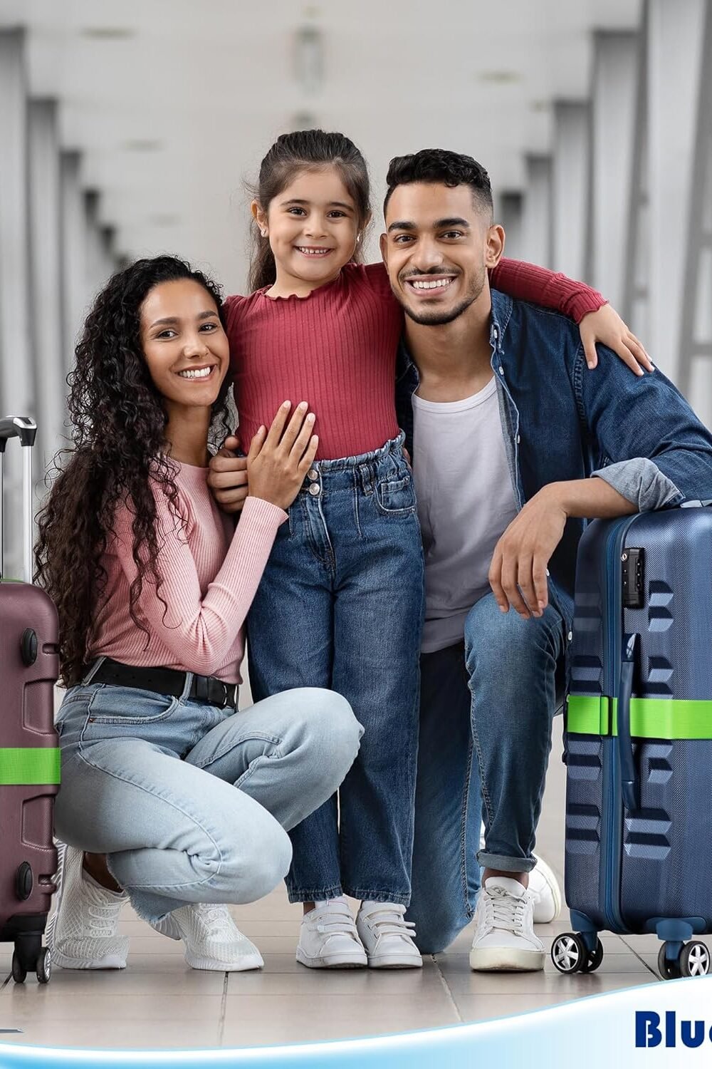 Premium Neon Green Luggage Straps - Djustable - Image 4