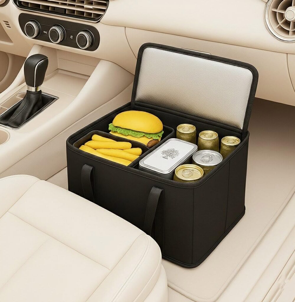 Xl Insulated Reusable Grocery Bags - Black - Image 5