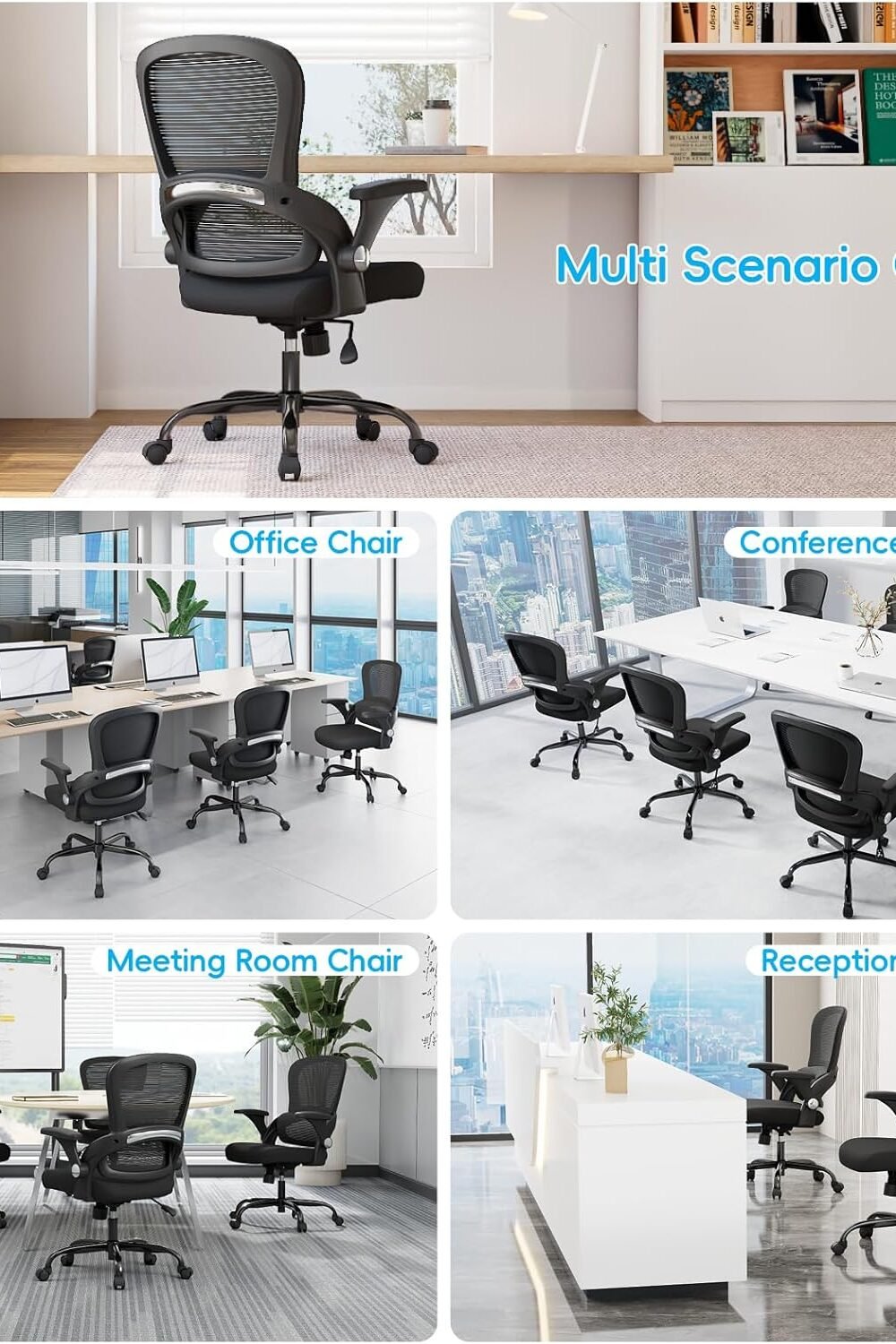 Ergonomic Office Chair With Back Support - Big Tall Design - Image 3