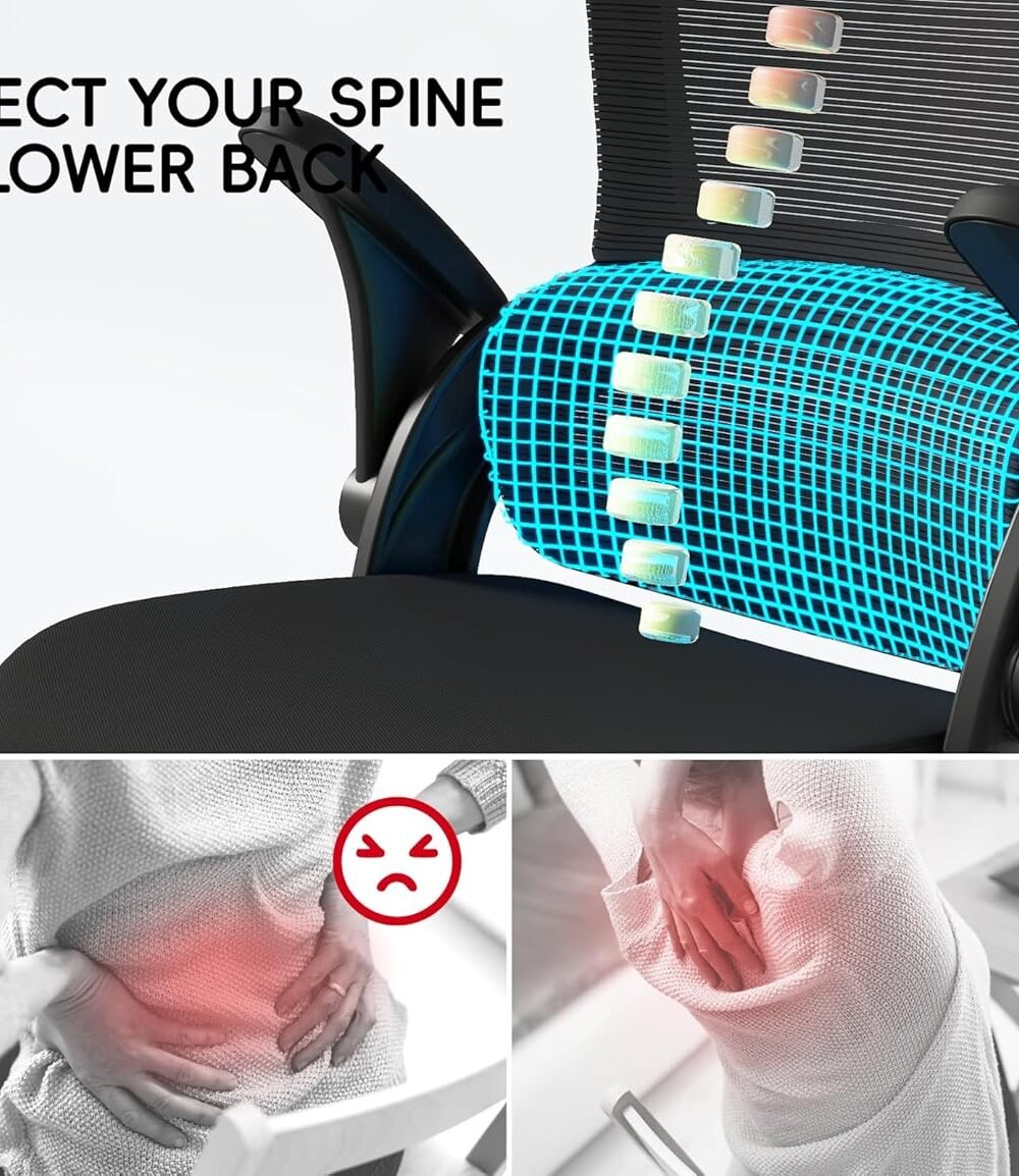 Ergonomic Office Chair With Back Support - Big Tall Design - Image 5