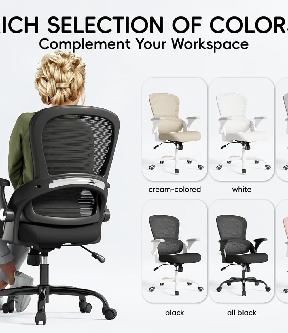 Ergonomic Office Chair With Back Support - Big Tall Design - Image 9