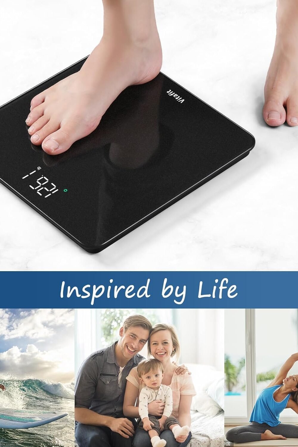 Vitafit Digital Body Weight Scale - High Ccuracy, Led Displa - Image 5