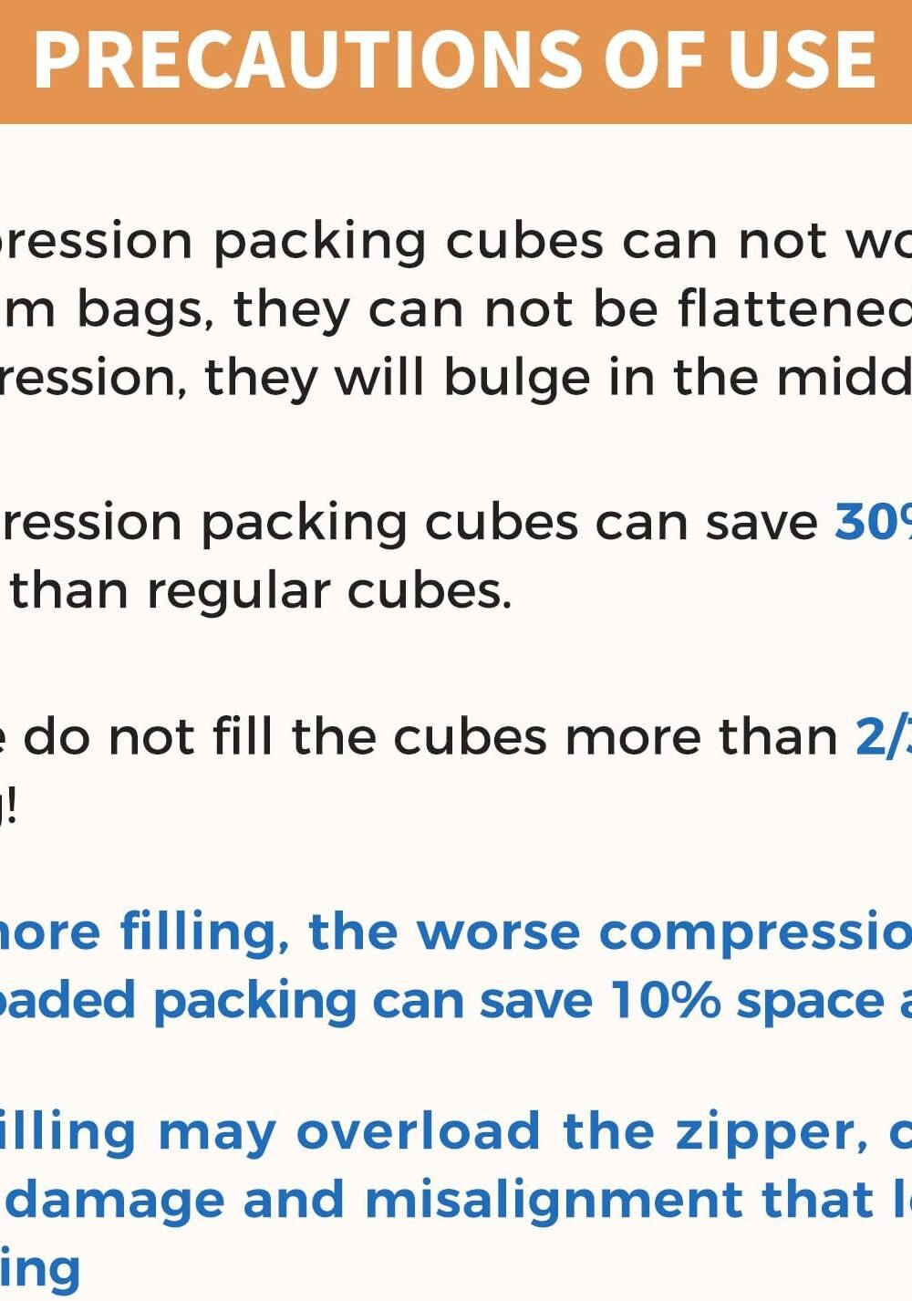Expandable Packg Cubes Set - Beige Organizers - Image 7