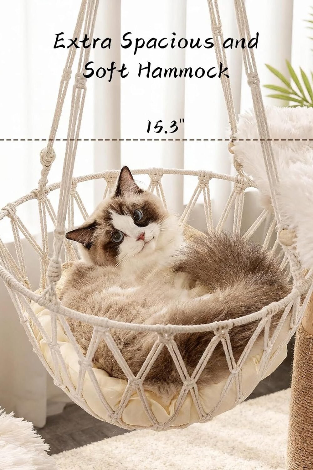 Luxury Multi-Level Cat Wer With Hammock - Image 3