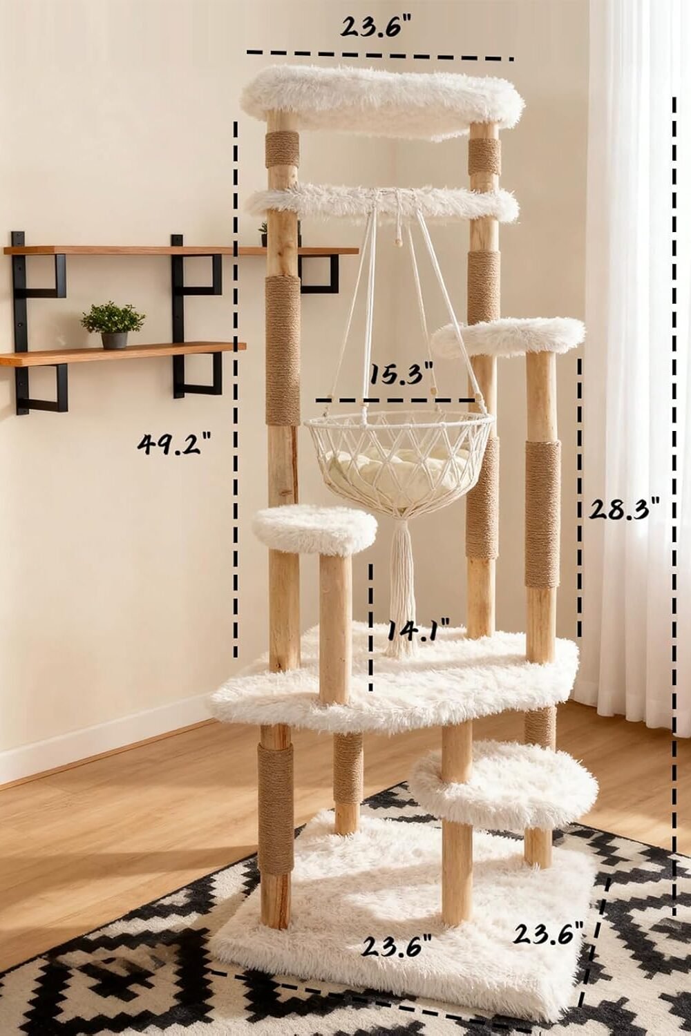 Luxury Multi-Level Cat Wer With Hammock - Image 6