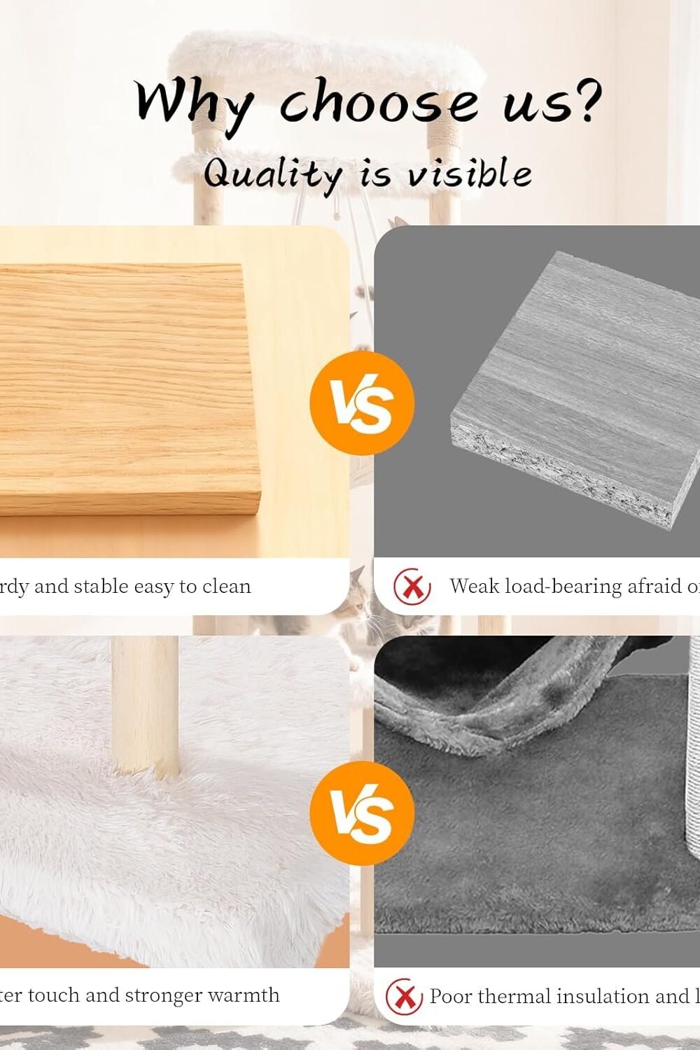 Luxury Multi-Level Cat Wer With Hammock - Image 7