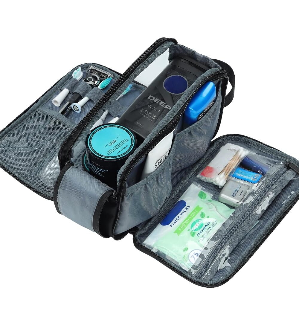 Zeemo Men'S Water-Resistant Dopp Kit - Versatile Iletry Orga - Image 3