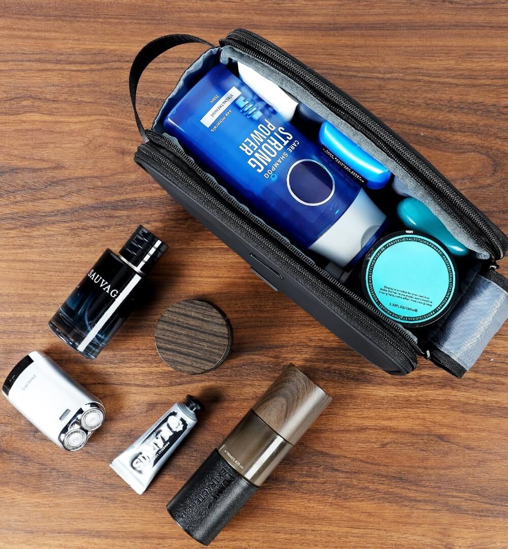 Zeemo Men'S Water-Resistant Dopp Kit - Versatile Iletry Orga - Image 6