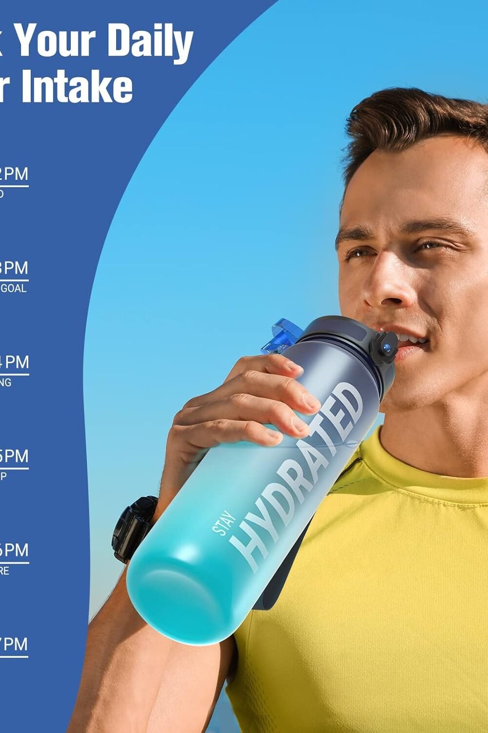 Sahara Sailor Leakproof Water Bottle Oz - Motivational Time - Image 7