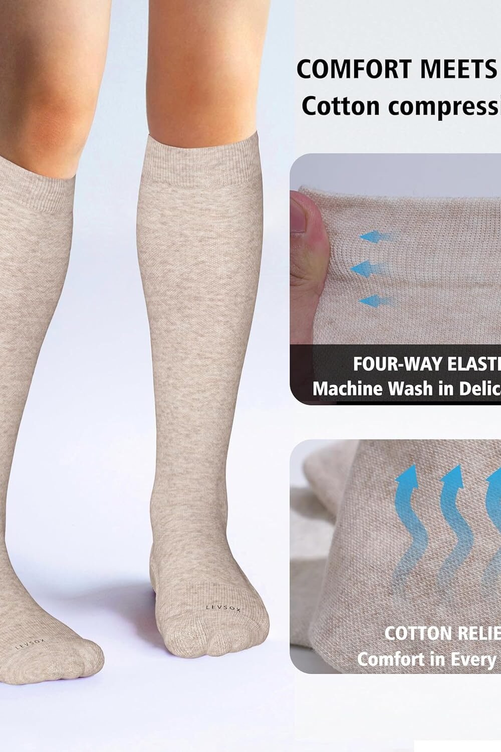 Thick Compression Socks Nurses Avel - Image 3