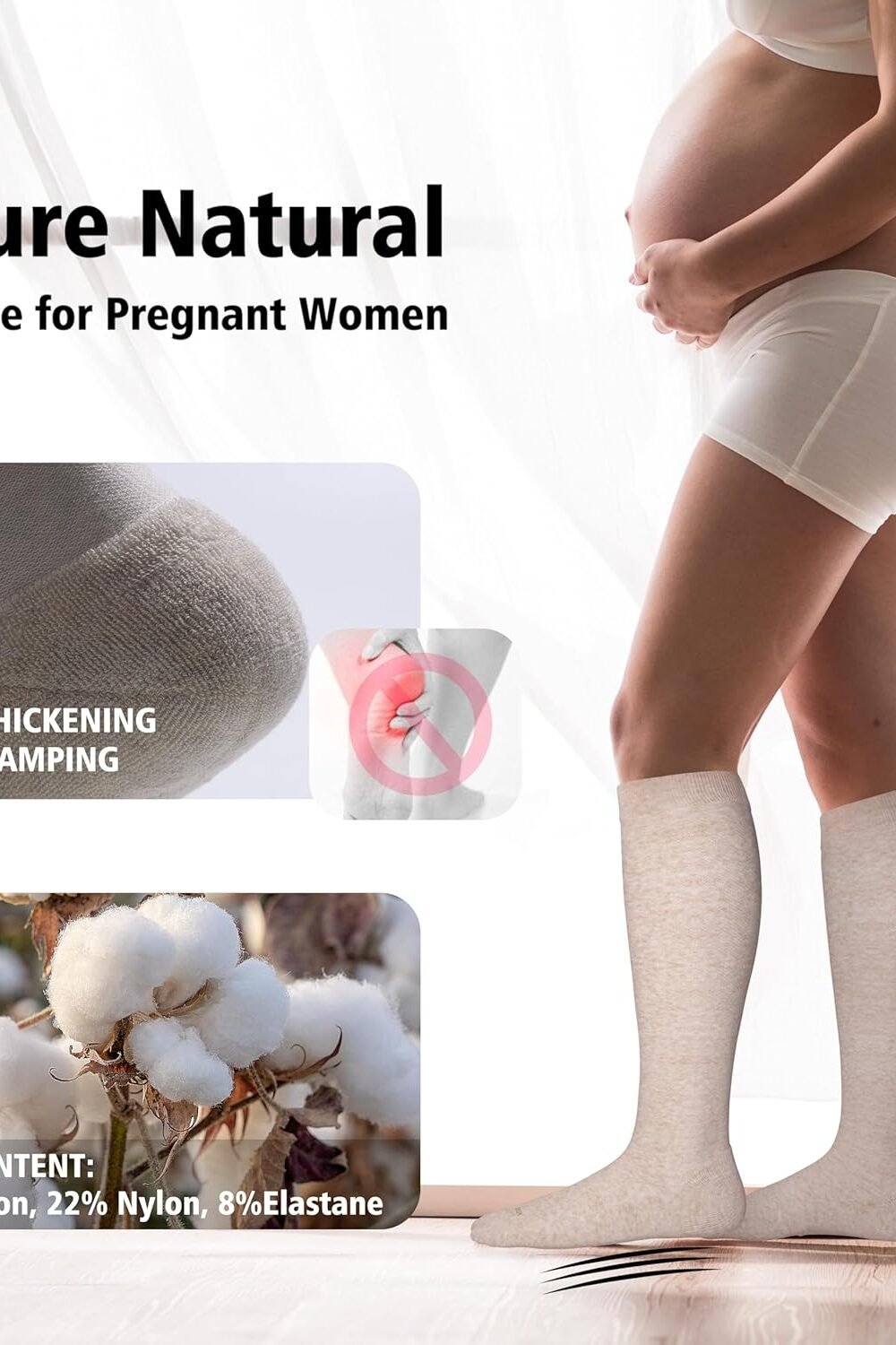 Thick Compression Socks Nurses Avel - Image 4